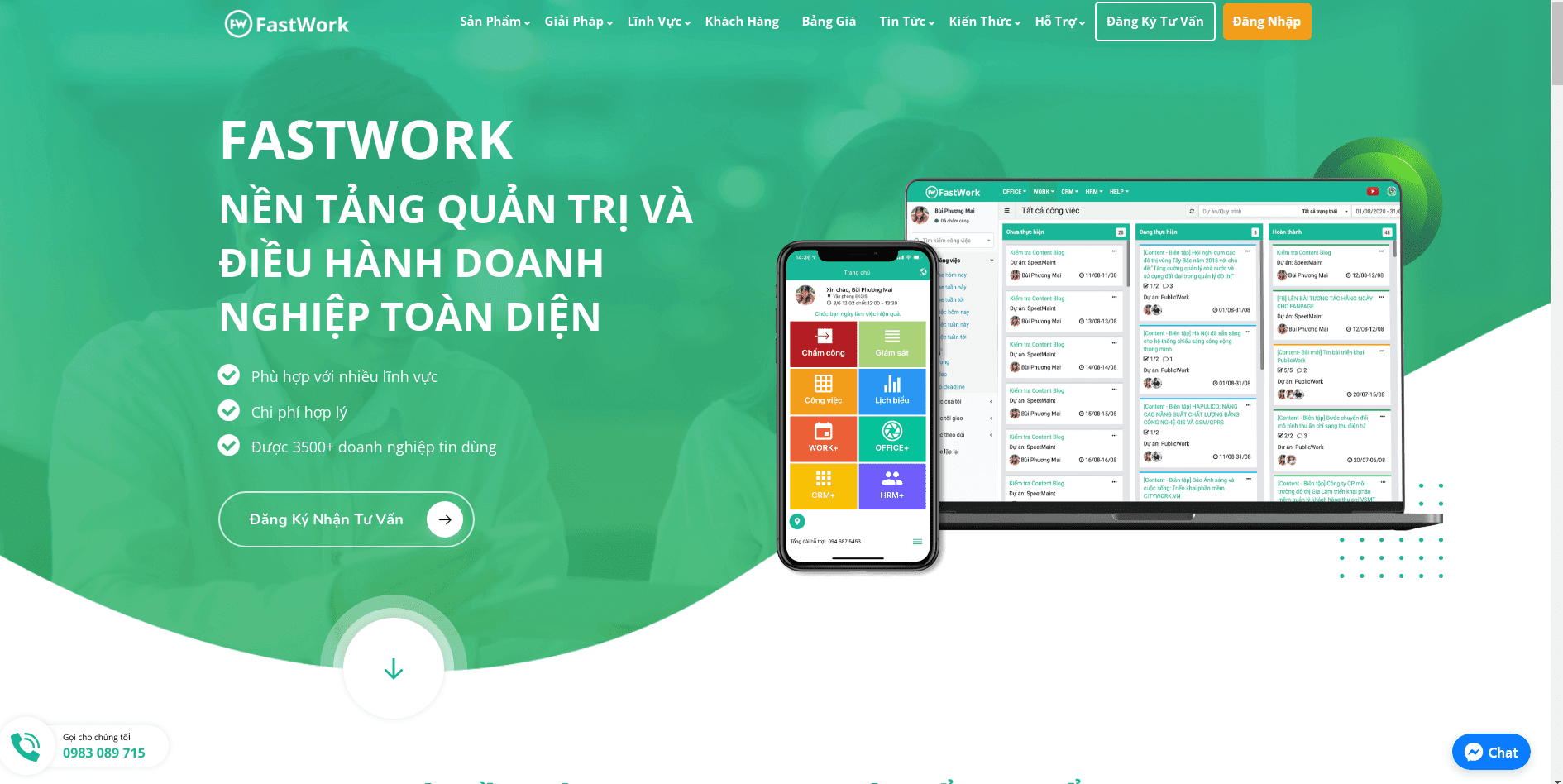 phần mềm tính lương FastWork Payroll